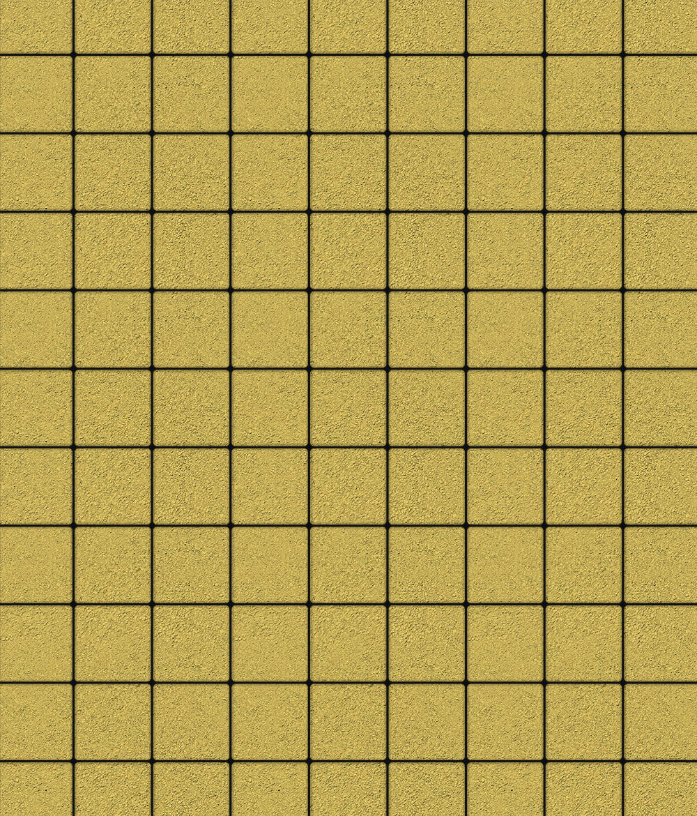 Тротуарная плитка Ла-Линия 100  ✕ 100 Стандарт Желтый 60