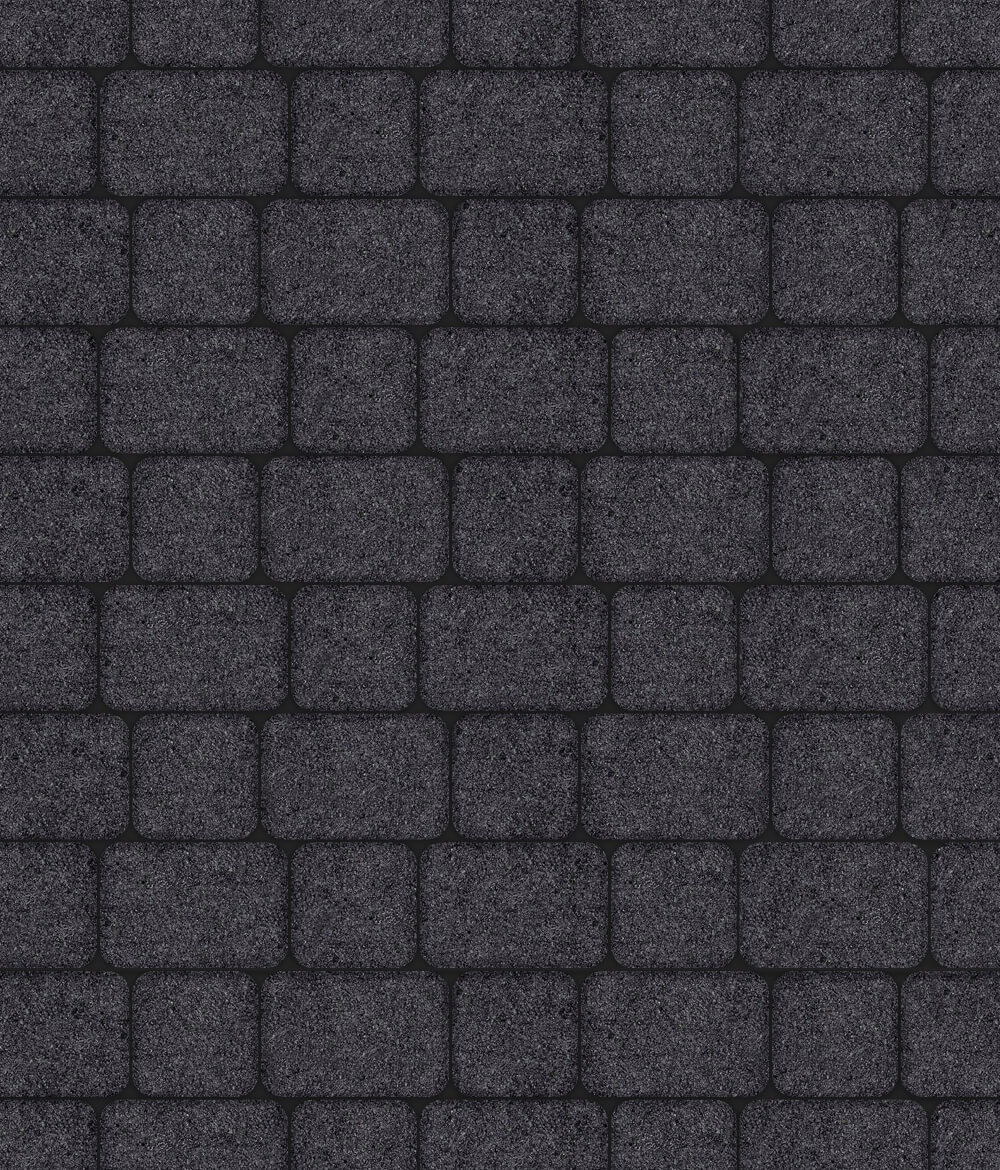 Тротуарная плитка Классико комплект из 2 плит Стоунмикс Черный 60