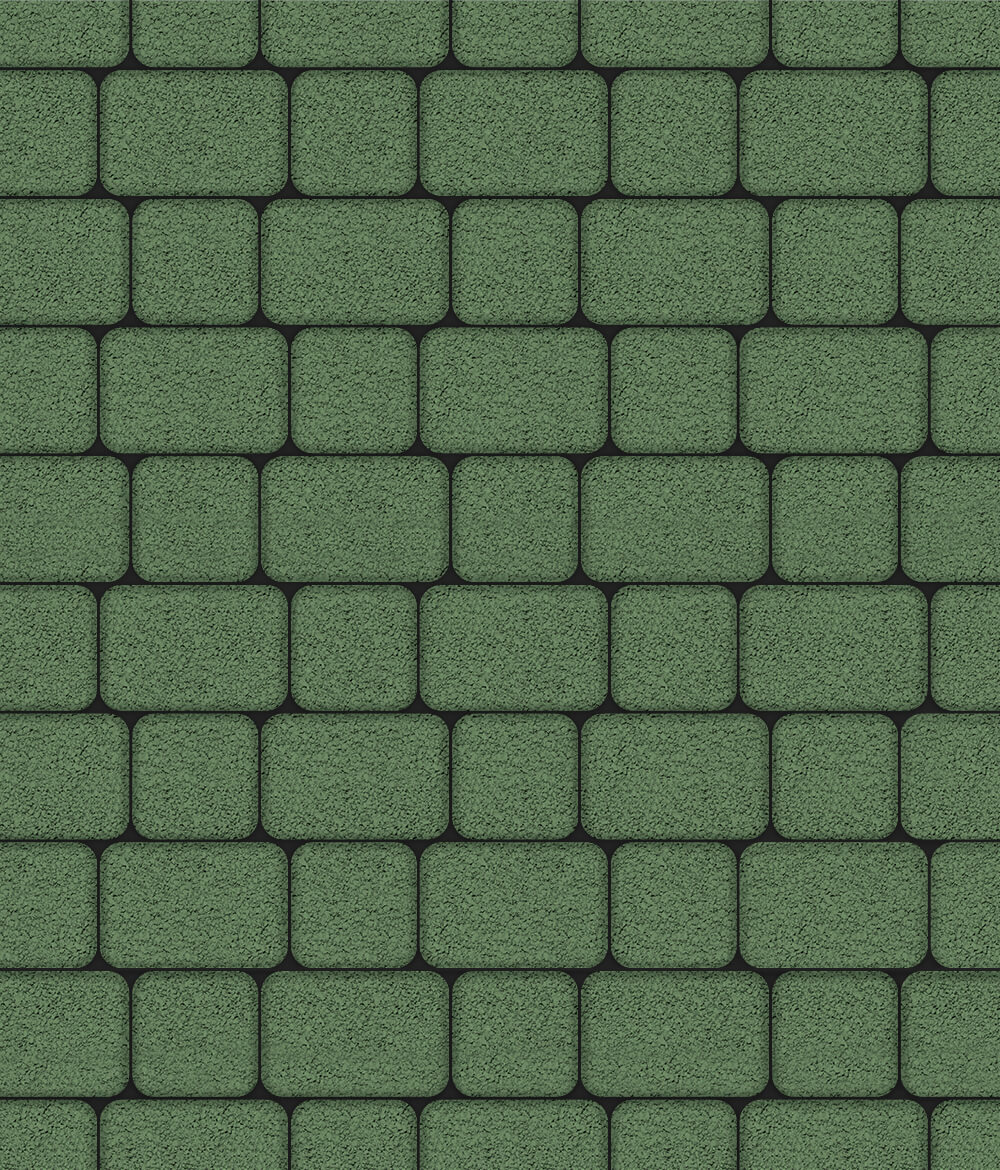 Тротуарная плитка Классико комплект из 2 плит Гранит Зеленый 60