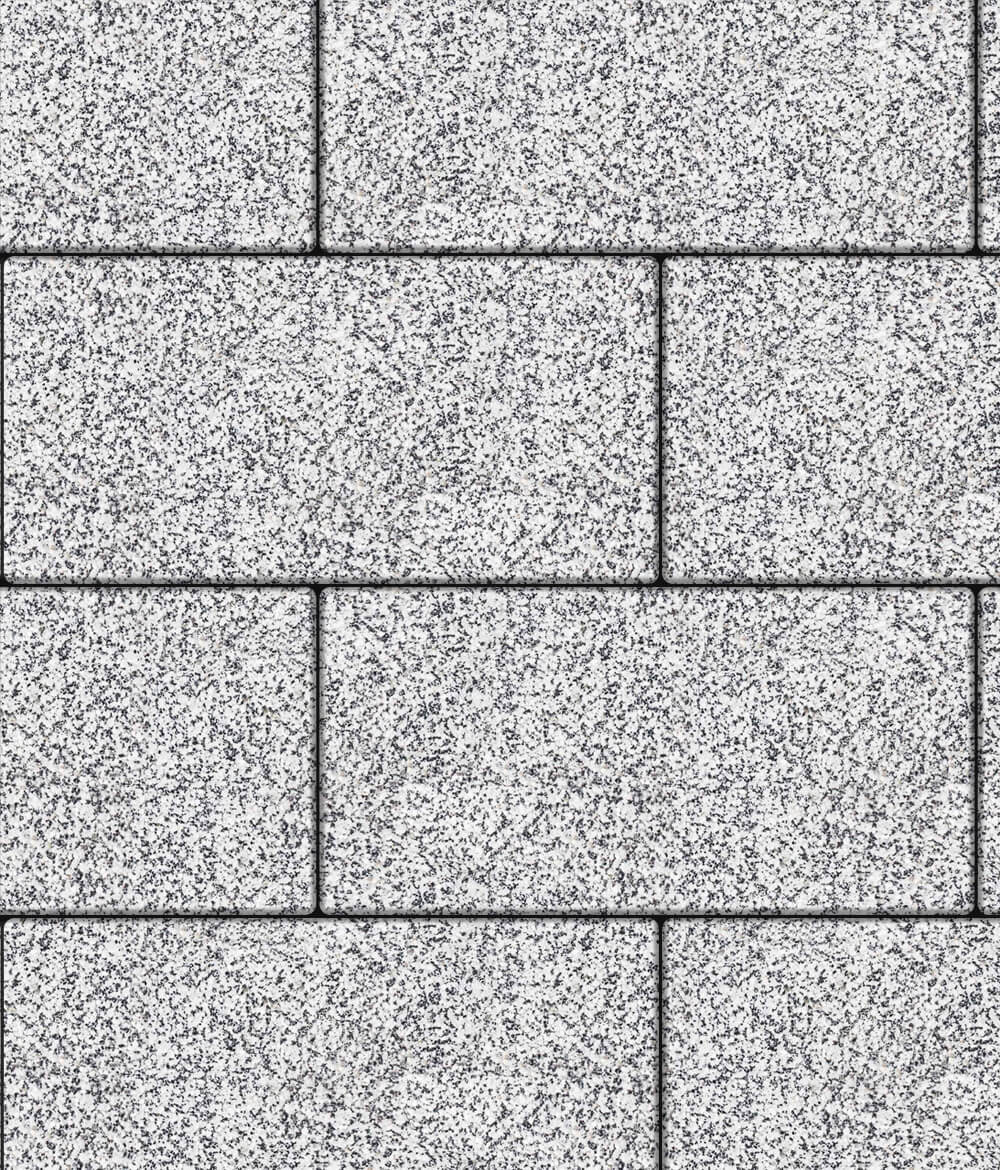 Тротуарная плитка Ла-Линия 600 ✕ 300 Стоунмикс Бело-черный 80