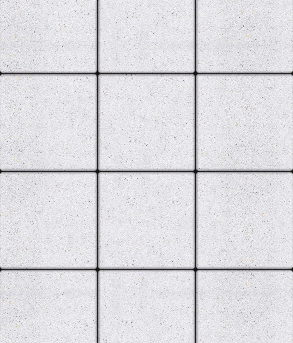 Тротуарная плитка Ла-Линия 300 ✕ 300 Стоунмикс Белый 60