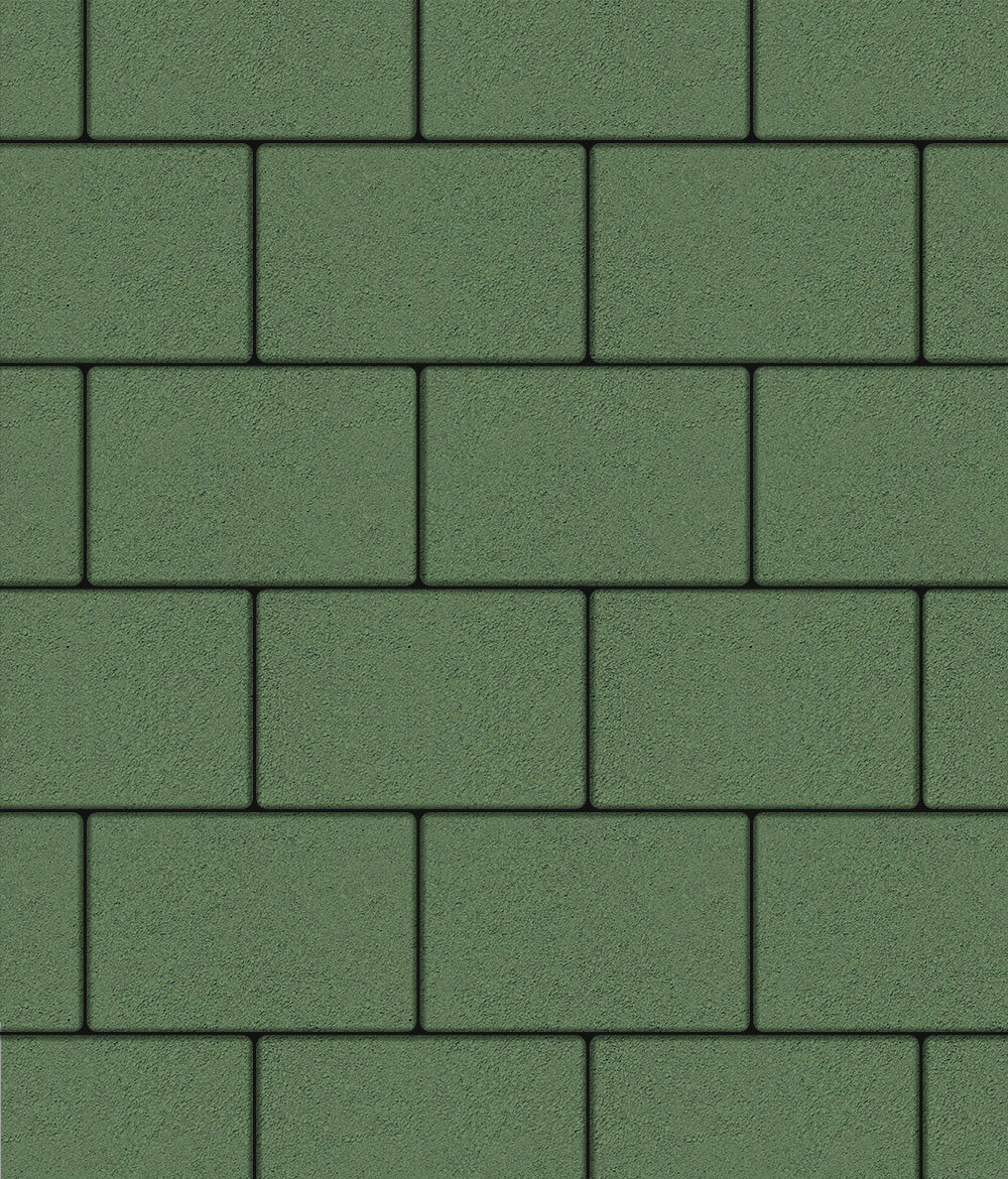 Тротуарная плитка Ла-Линия 300 ✕ 200 Стандарт Зеленый 80