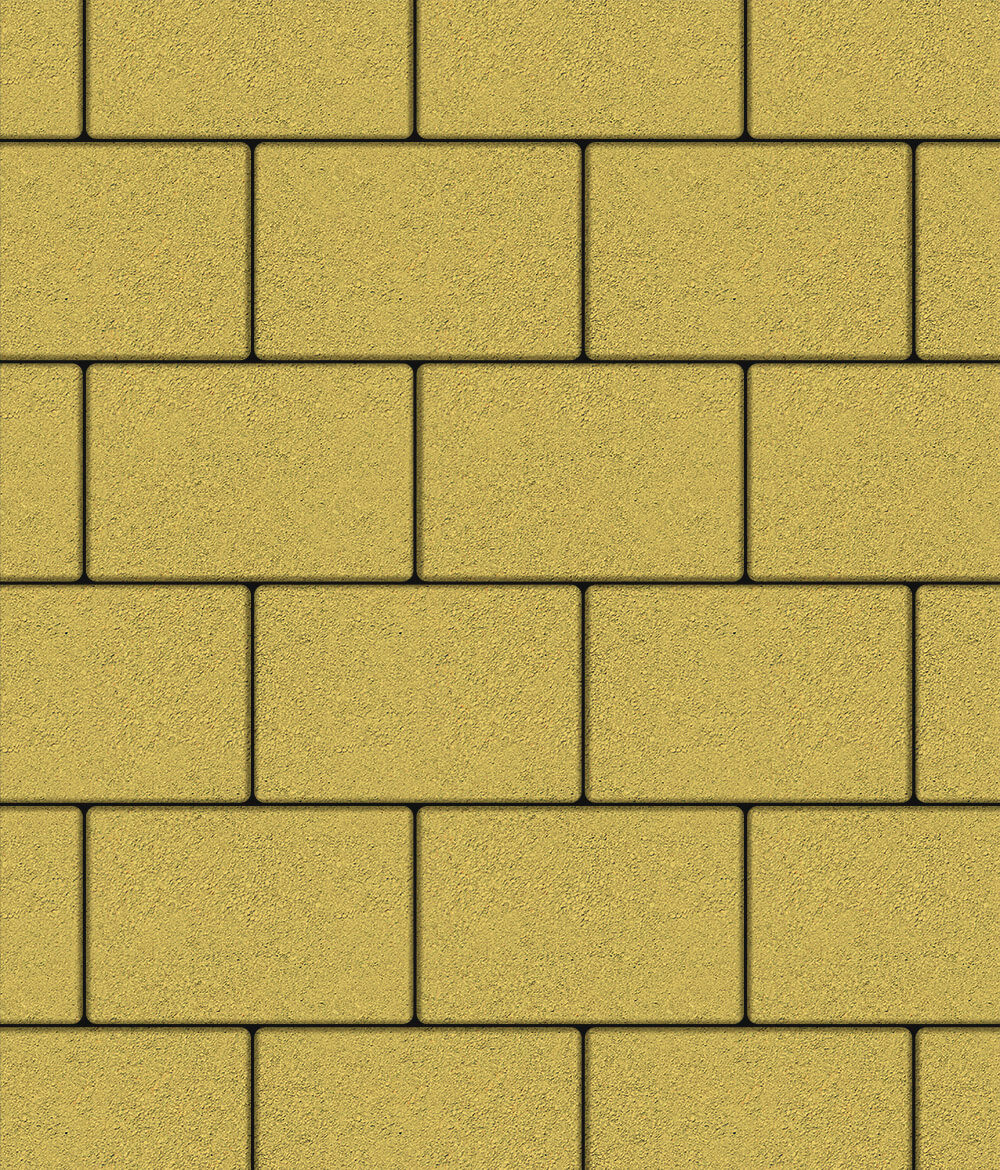 Тротуарная плитка Ла-Линия 300 ✕ 200 Стандарт Желтый 80
