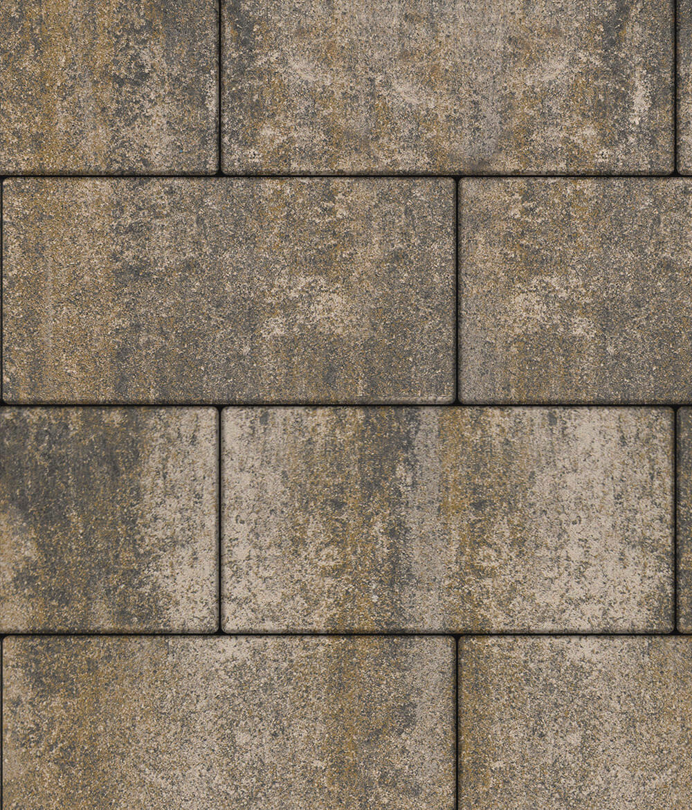 Тротуарная плитка Ла-Линия 600 ✕ 300 Искусственный камень Базальт 80