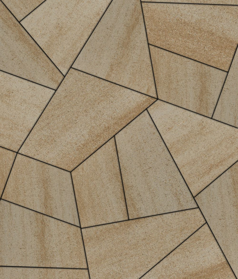 Тротуарная плитка Оригами Искусственный камень Степняк 80