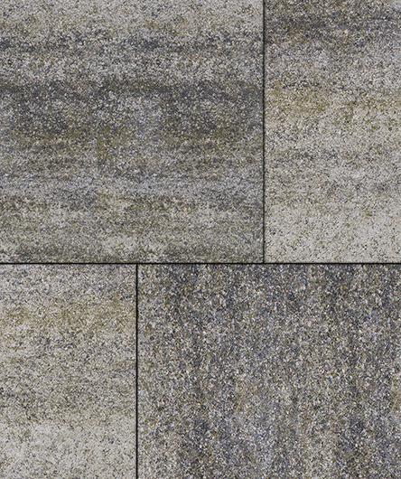Тротуарная плитка Квадрум 600 ✕ 600 Искусственный камень Габбро 80