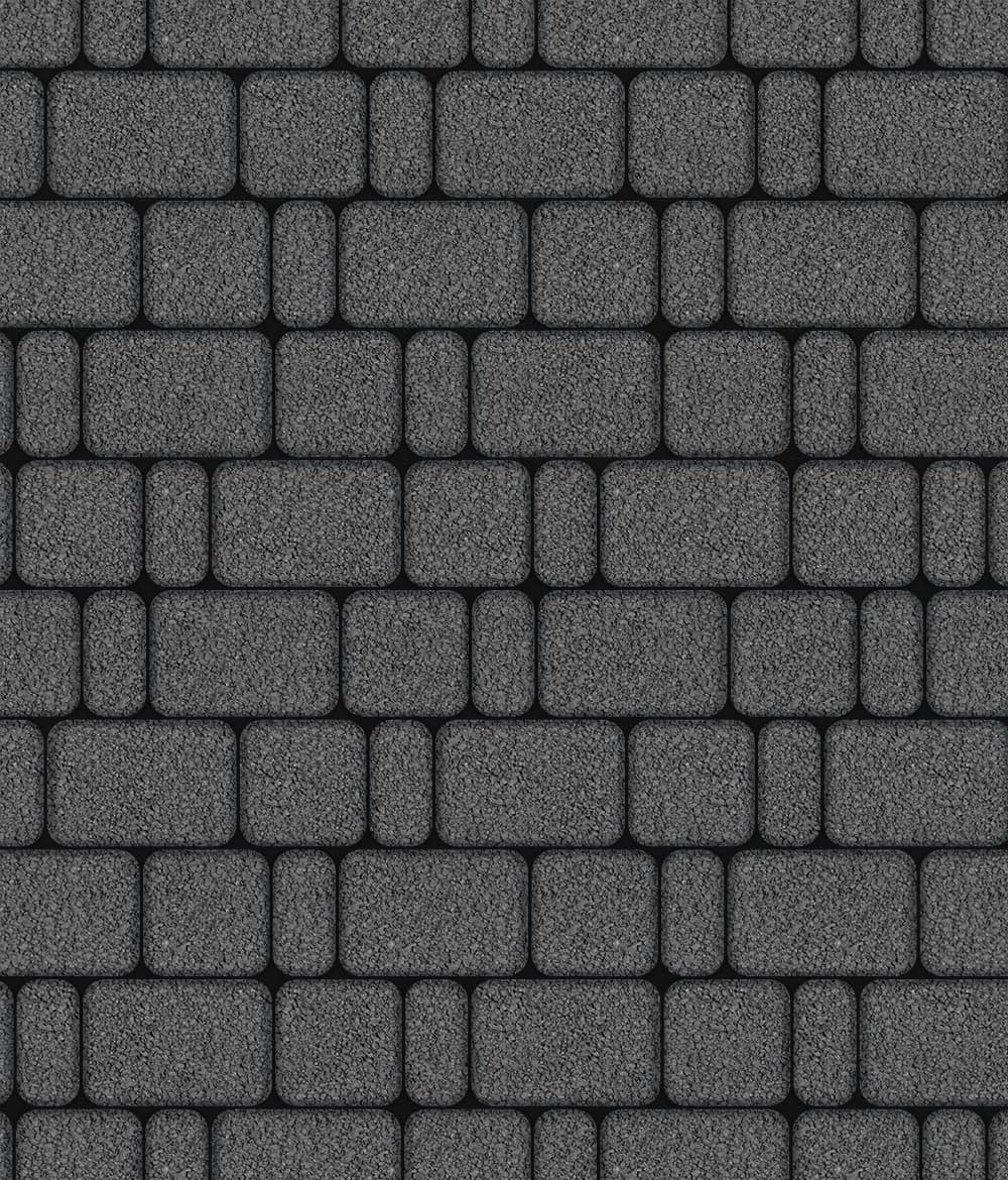 Тротуарная плитка Классико комплект из 3 плит Гранит Серый 60