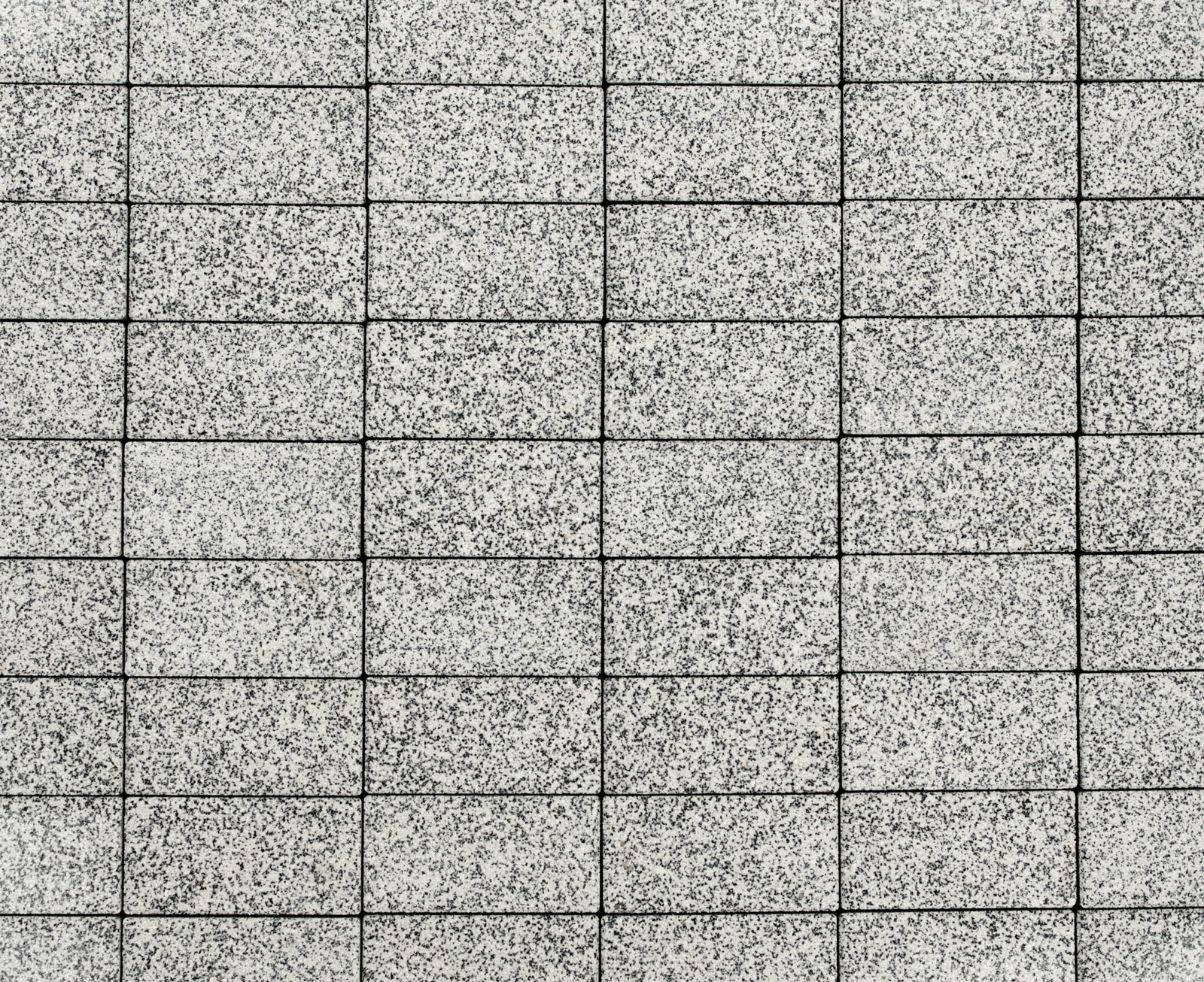 Тротуарная плитка Ла-Линия 100  ✕ 200 Стоунмикс Бело-черный 80