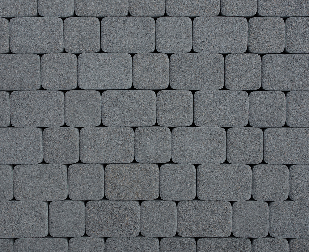 Тротуарная плитка Классико комплект из 2 плит Гранит Серый 60