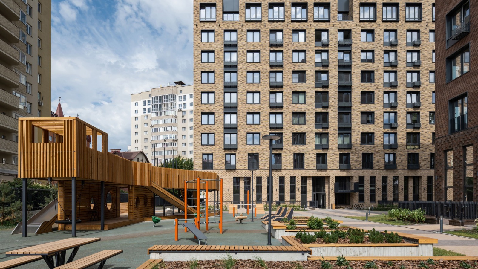 Детский игровой комплекс, ЖК Ньютон, г. Тюмень