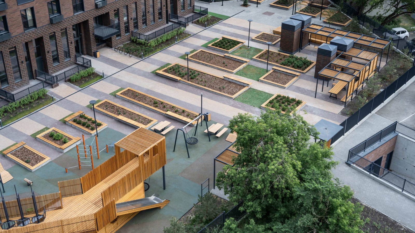 Комплексное благоустройство, г. Тюмень